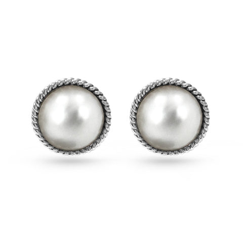 Silver Circles Drop Earrings