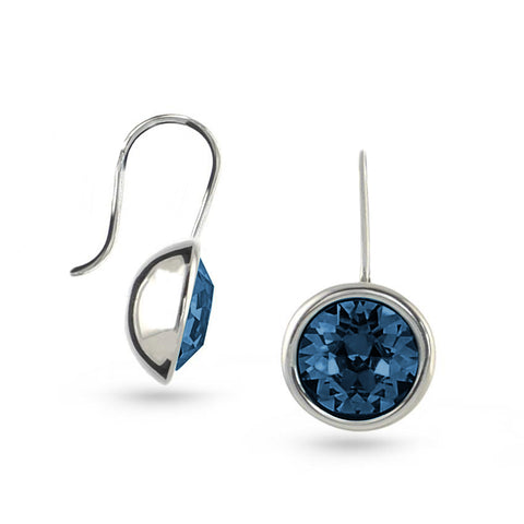 Aquamarine Swarovski Crystal Drop Earrings No.2