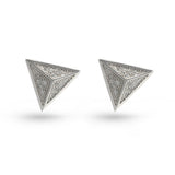 Triangle Cut Stud Earrings