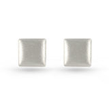 Embossed Square Stud Earrings