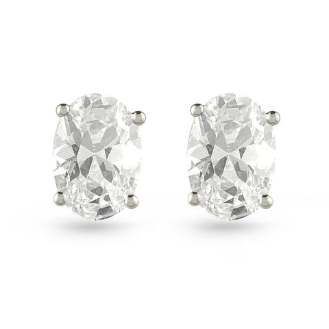 Tanzanite Swarovski Crystal Stud Earrings